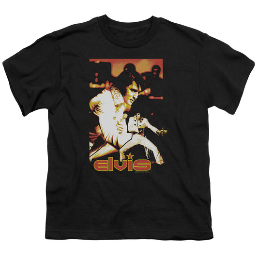 Elvis Presley - Showman - Short Sleeve Youth 18/1 - Black T-shirt