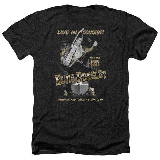 Elvis Presley - Live In Buffalo - Adult Heather-black