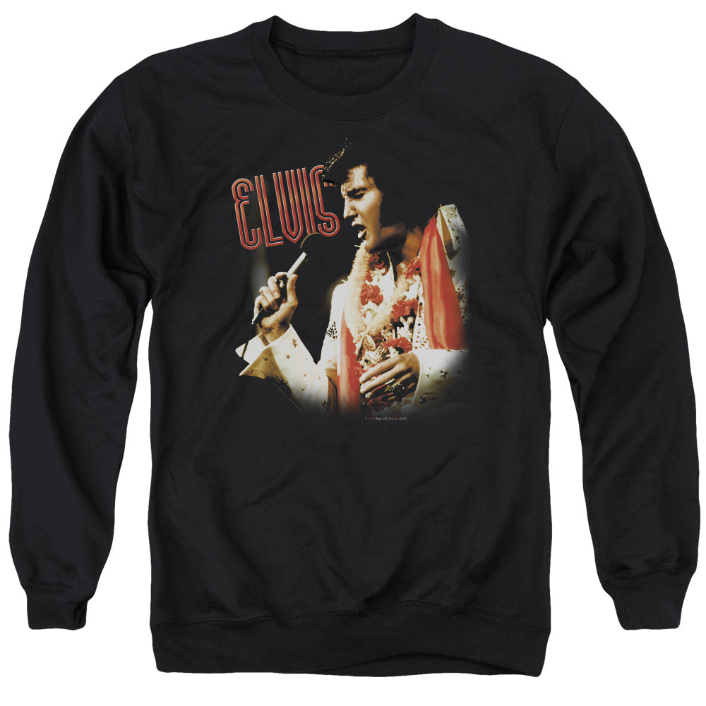 Elvis Presley - Soulful - Adult Crewneck Sweatshirt - Black