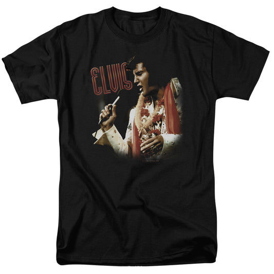 Elvis Presley - Soulful - Short Sleeve Adult 18/1 - Black T-shirt