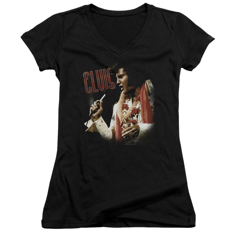 Elvis Presley - Soulful - Junior V-neck - Black