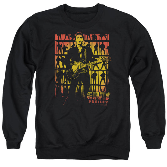 Elvis Presley - Comeback Spotlight - Adult Crewneck Sweatshirt - Black