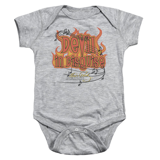 Elvis Presley - Devil - Infant Snapsuit - Athletic Heather