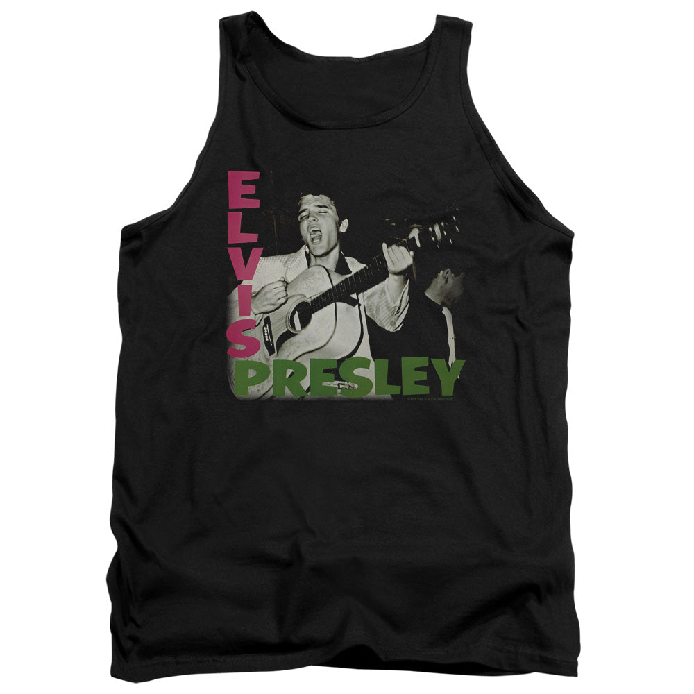 Elvis Presley - Elvis Presley Album - Adult Tank - Black