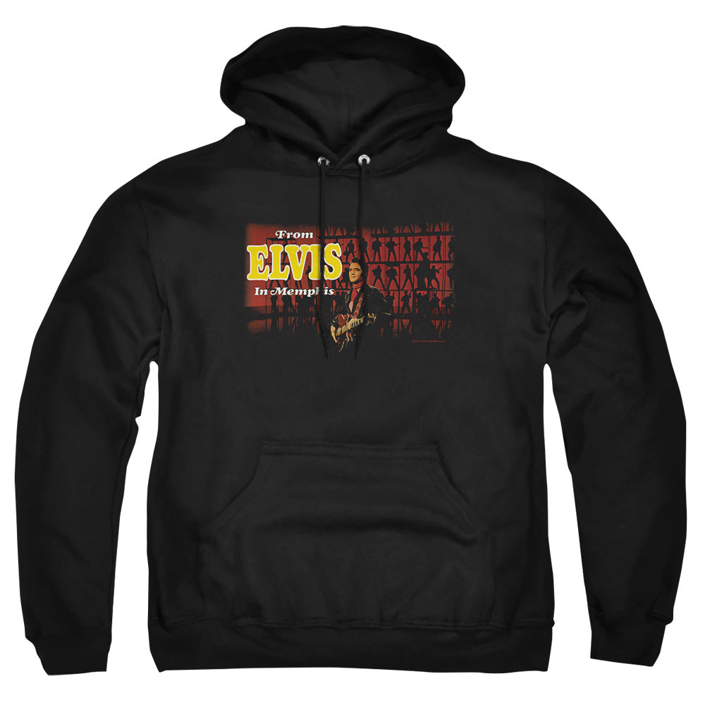 Elvis Presley - From Elvis In Memphis - Adult Pull-over Hoodie - Black