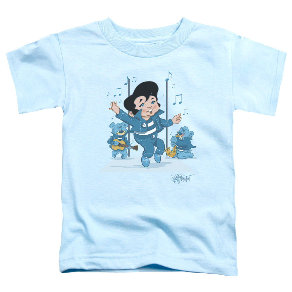 Elvis Presley - Jailhouse Rocker - Short Sleeve Toddler Tee - Light Blue T-shirt
