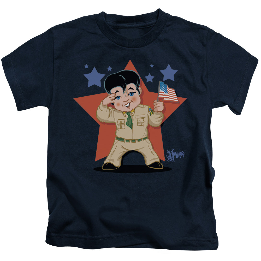 ELVIS PRESLEY LIL G I - S/S JUVENILE 18/1 - NAVY - T-Shirt