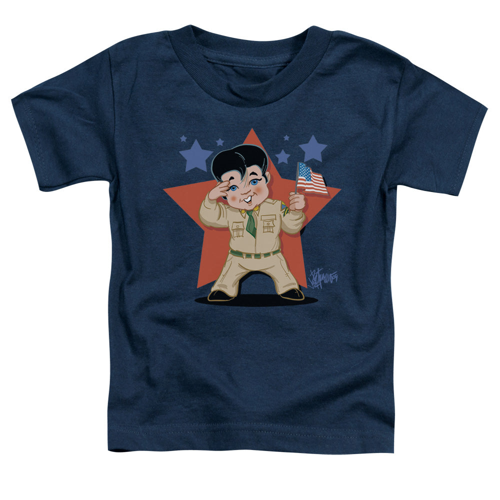 Elvis Presley - Lil G I - Short Sleeve Toddler Tee - Navy T-shirt