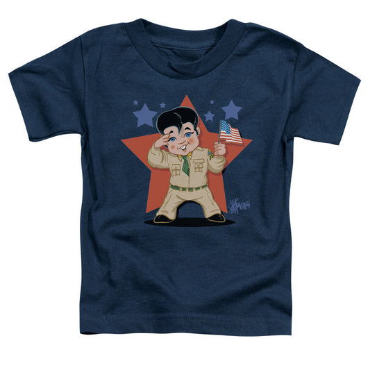 Elvis Presley - Lil G I - Short Sleeve Toddler Tee - Navy T-shirt