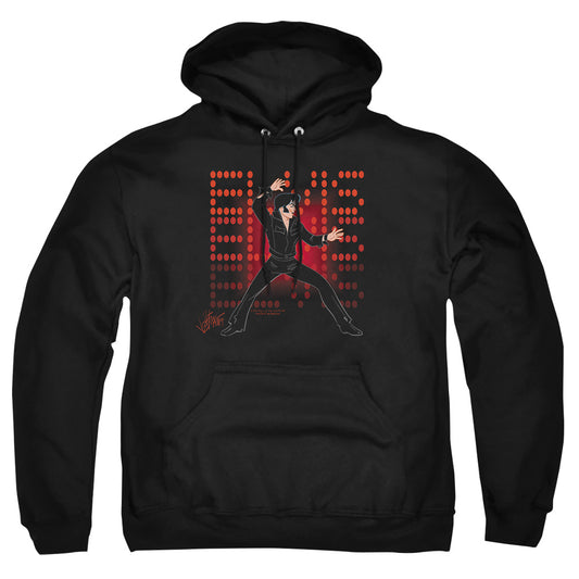 Elvis Presley - 69 Anime - Adult Pull-over Hoodie - Black