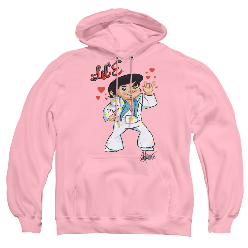 Elvis Presley - Lil E - Adult Pull-over Hoodie - Pink
