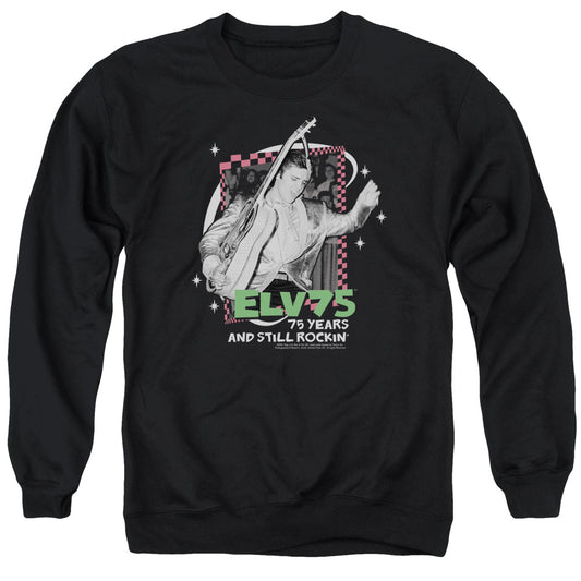 Elvis Presley - Still Rockin - Adult Crewneck Sweatshirt - Black
