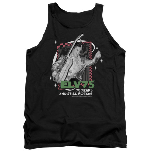 Elvis Presley - Still Rockin - Adult Tank - Black