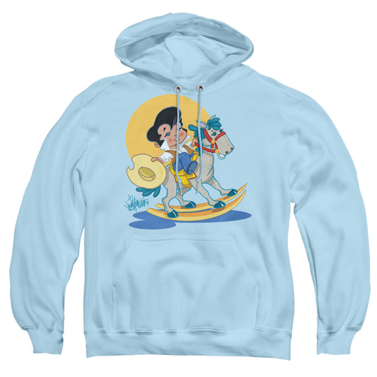 Elvis Presley - Yip E - Adult Pull-over Hoodie - Light Blue