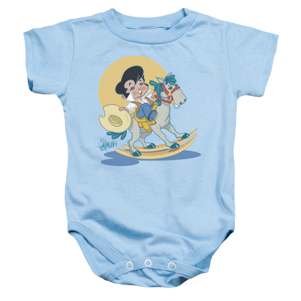 Elvis Presley Yip E - Infant Snapsuit - Light Blue - Sm