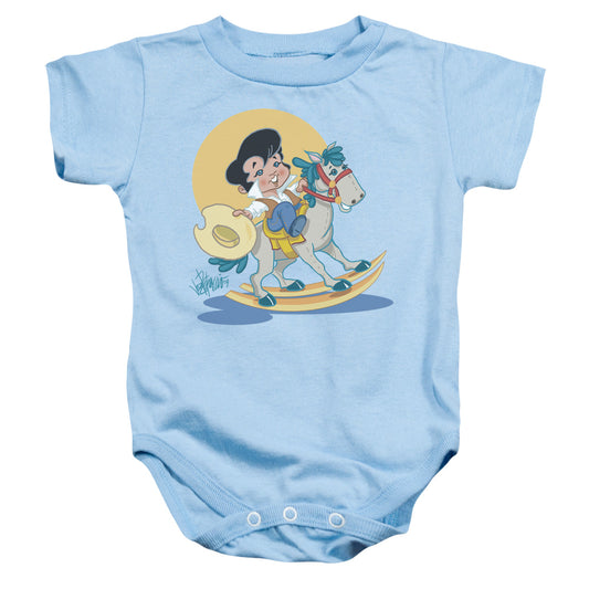 Elvis Presley Yip E - Infant Snapsuit - Light Blue - Sm