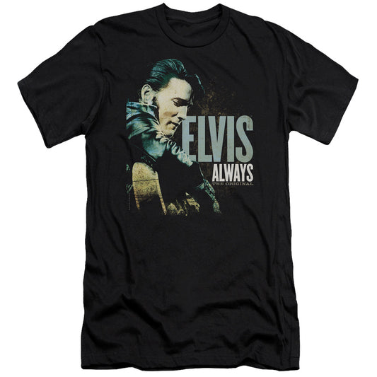 Elvis Presley - Always The Original - Short Sleeve Adult 30/1 - Black T-shirt