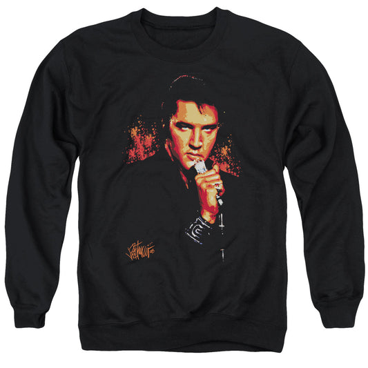 Elvis Presley - Trouble - Adult Crewneck Sweatshirt - Black