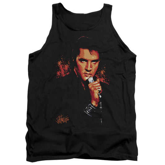 Elvis Presley Trouble - Adult Tank - Black