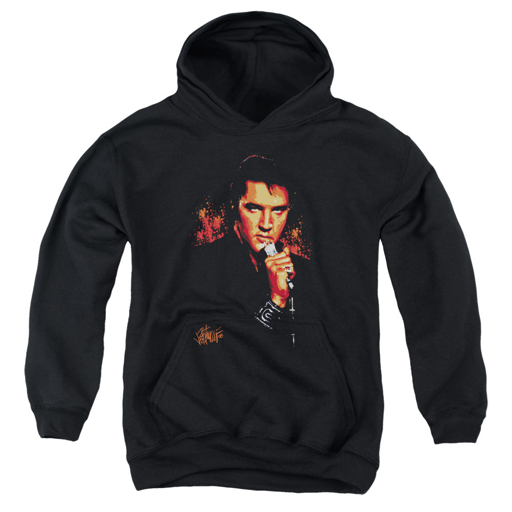 Elvis Presley - Trouble - Youth Pull-over Hoodie - Black