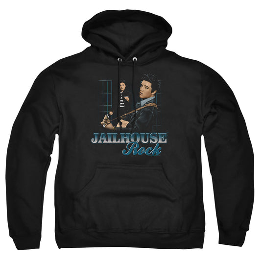 Elvis Presley - Jailhouse Rock - Adult Pull-over Hoodie - Black