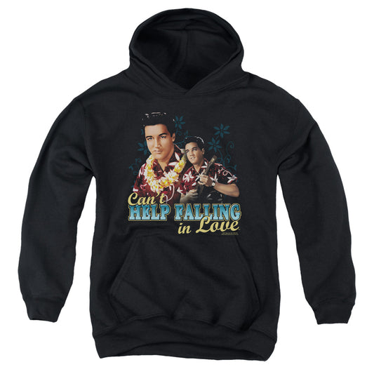 Elvis Presley - Cant Help Falling - Youth Pull-over Hoodie - Black