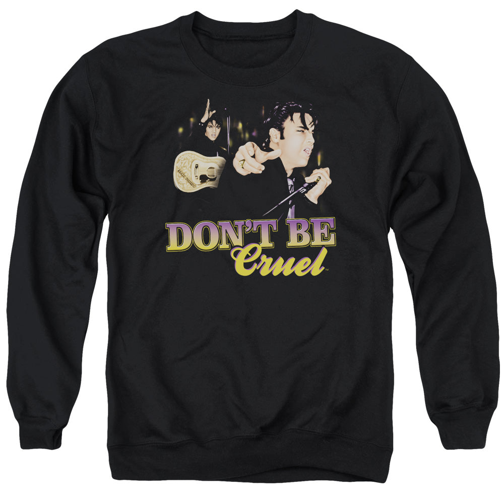 Elvis Presley - Dont Be Cruel - Adult Crewneck Sweatshirt - Black