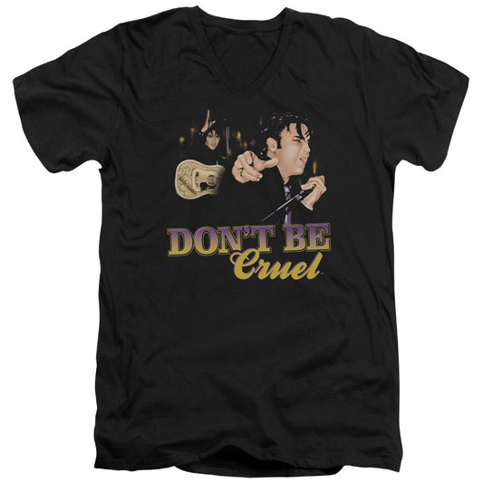 Elvis Presley - Dont Be Cruel - Short Sleeve Adult V-neck - Black T-shirt