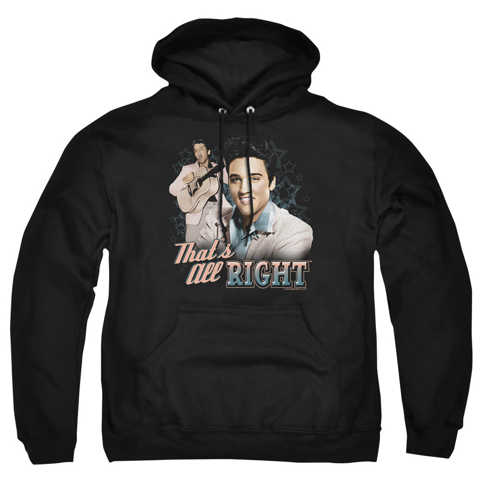 Elvis Presley - Thats All Right - Adult Pull-over Hoodie - Black