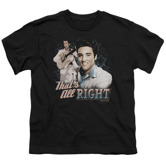 ELVIS PRESLEY THATS ALL RIGHT - S/S YOUTH 18/1 - BLACK T-Shirt