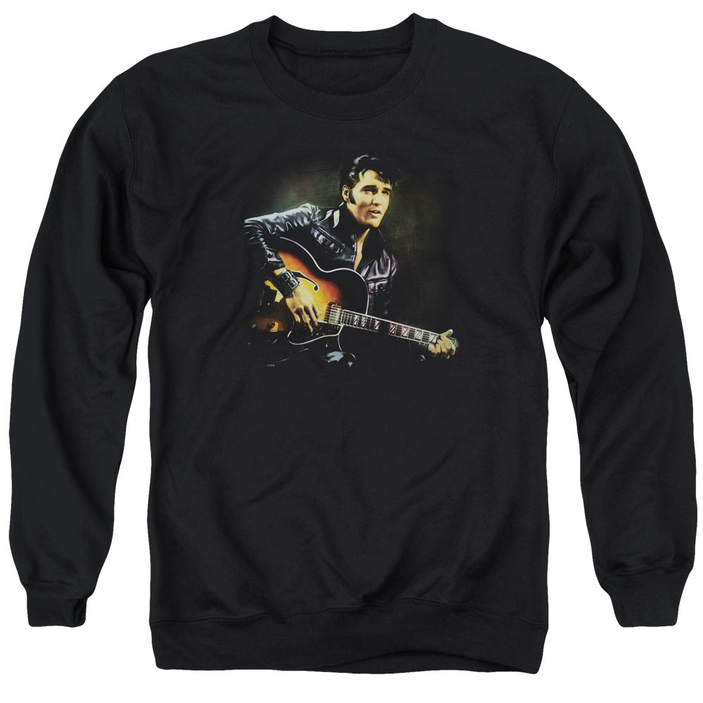 Elvis Presley - 1968 - Adult Crewneck Sweatshirt - Black