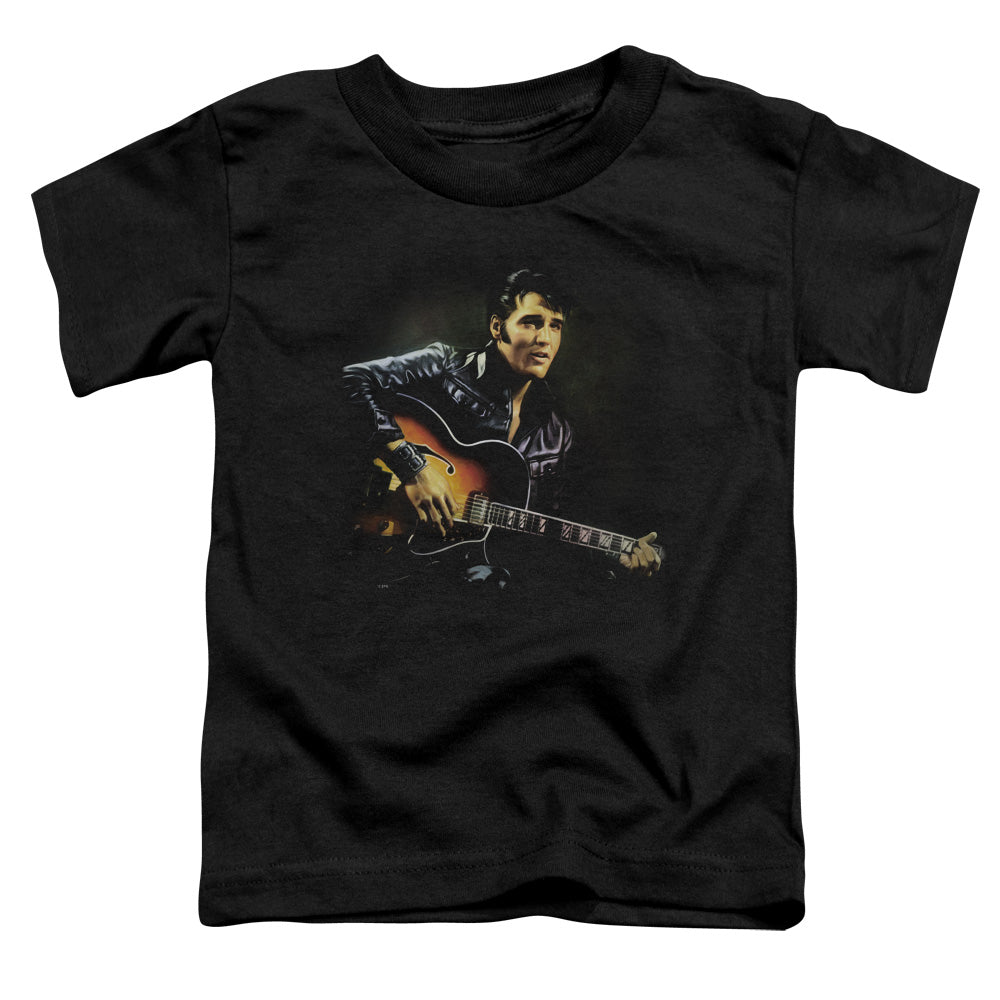 Elvis Presley - 1968 - Short Sleeve Toddler Tee - Black T-shirt