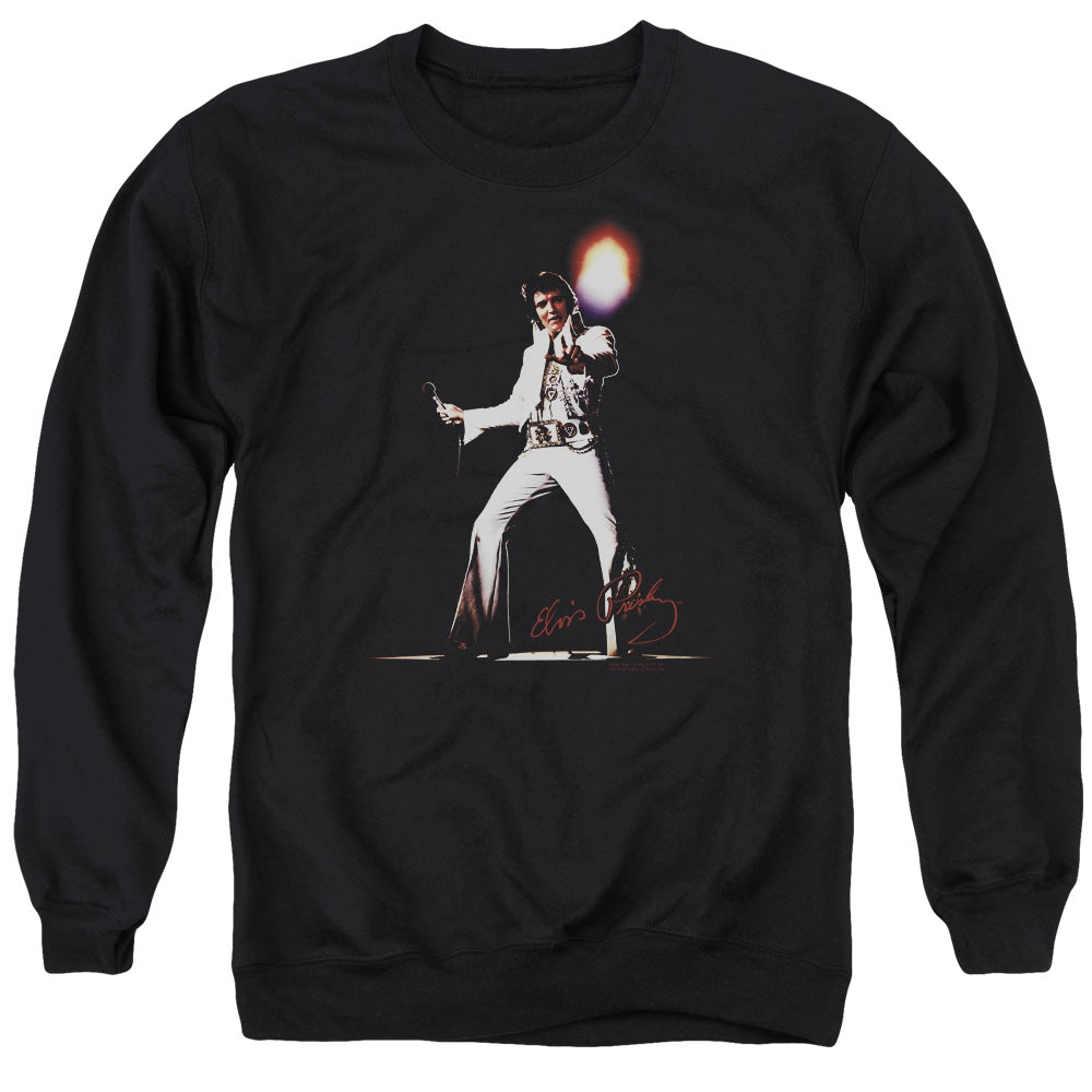 Elvis Presley - Glorious - Adult Crewneck Sweatshirt - Black