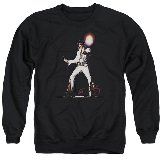 Elvis Presley - Glorious - Adult Crewneck Sweatshirt - Black
