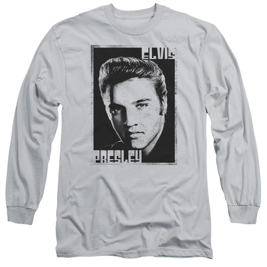 Elvis Presley - Dream State - Long Sleeve Adult 18/1 - Silver T-shirt