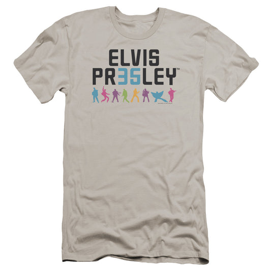 Elvis Presley - 35-premuim Canvas Adult Slim Fit 30/1 - Silver