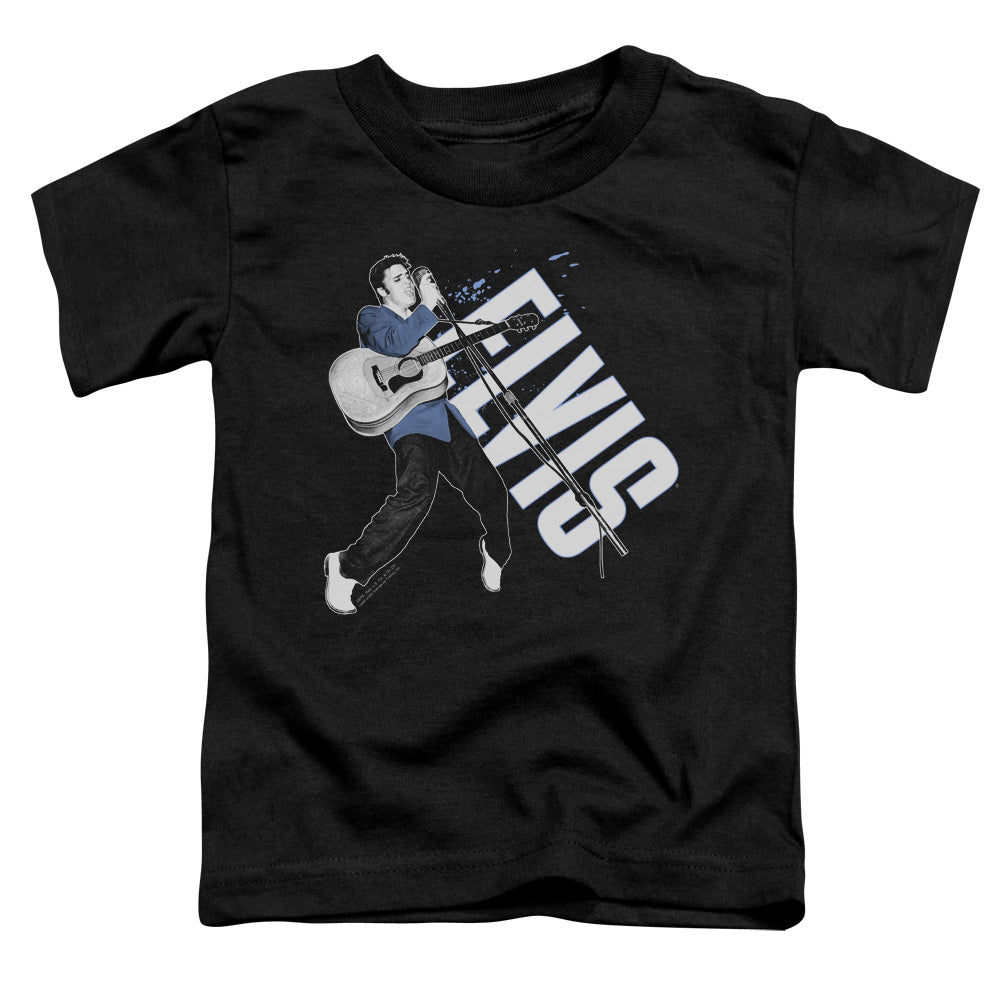 Elvis Presley - On His Toes - Short Sleeve Toddler Tee - Black T-shirt