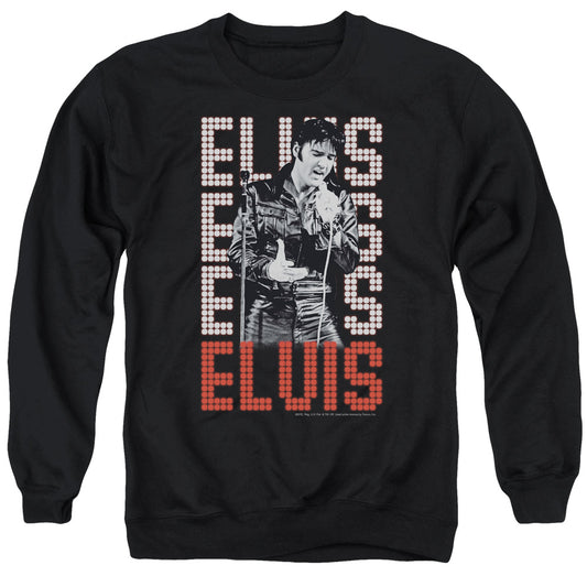 Elvis Presley - 1968 - Adult Crewneck Sweatshirt - Black