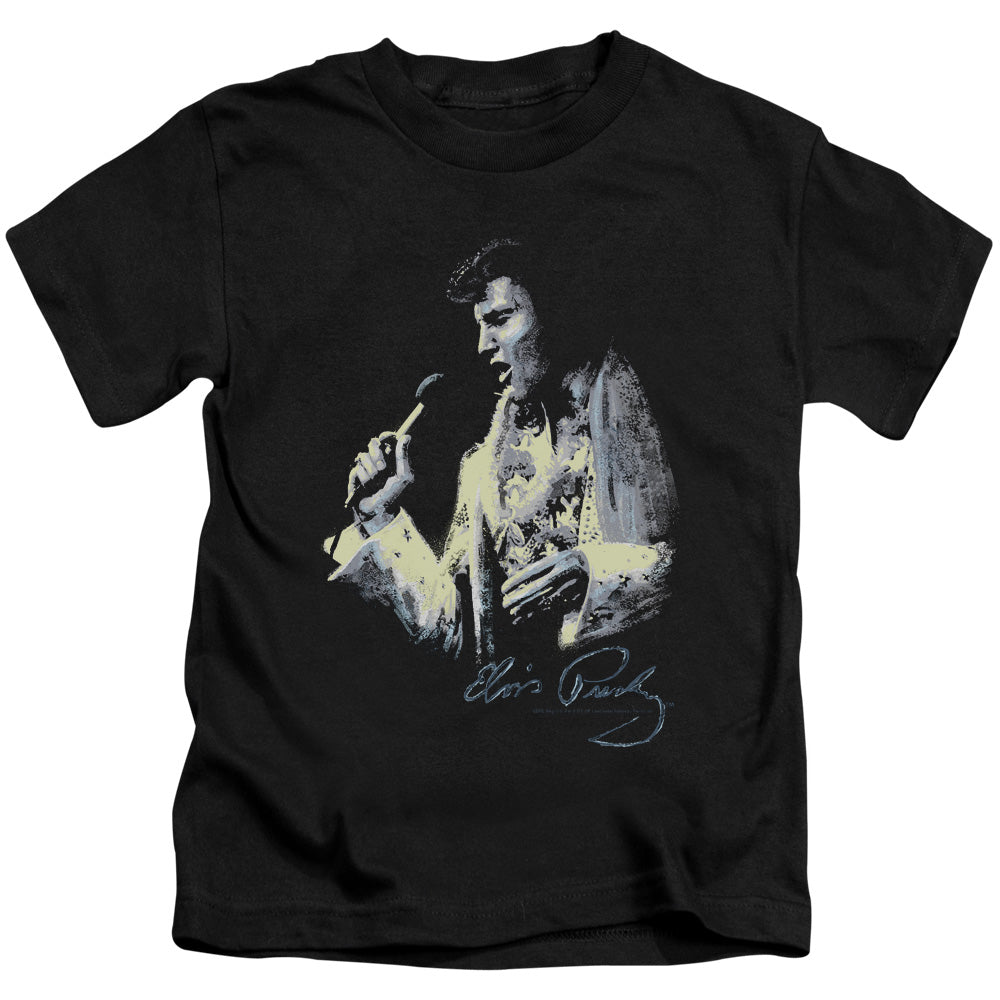 ELVIS PRESLEY PAINTED KING - S/S JUVENILE 18/1 - BLACK - T-Shirt