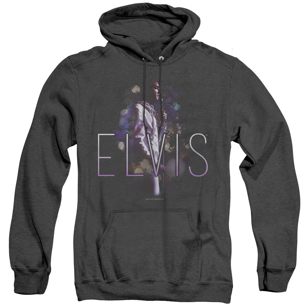 Elvis Presley - Dream State - Adult Heather Hoodie - Black