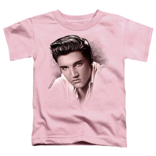 Elvis Presley - The Stare - Short Sleeve Toddler Tee - Pink T-shirt