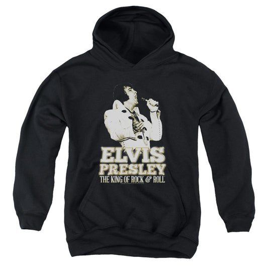 Elvis Presley Golden-youth Pull-over Hoodie - Black