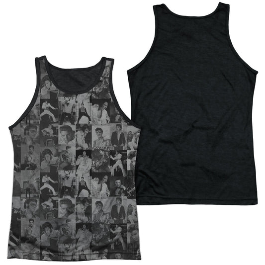 Elvis Presley - Tcb Crowd - Adult Poly Tank Top Black Back - White