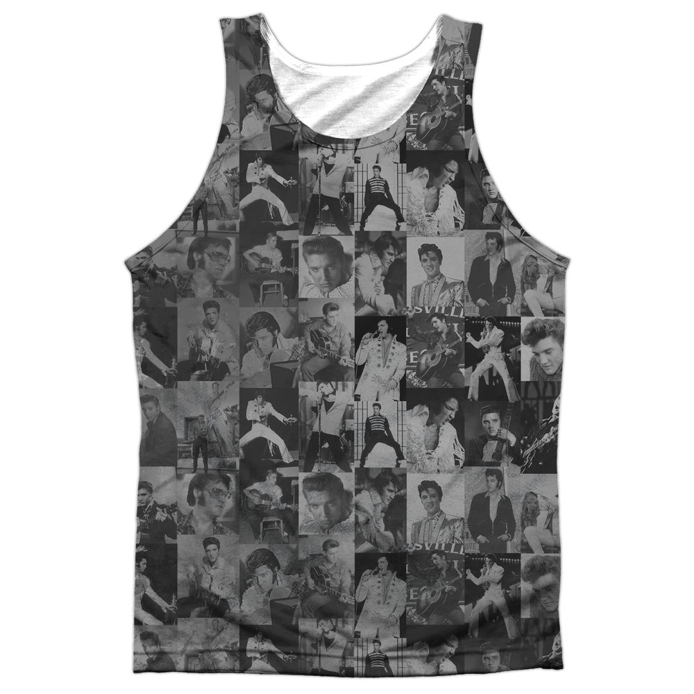 Elvis Presley - Tcb Crowd - Adult 100% Poly Tank Top - White