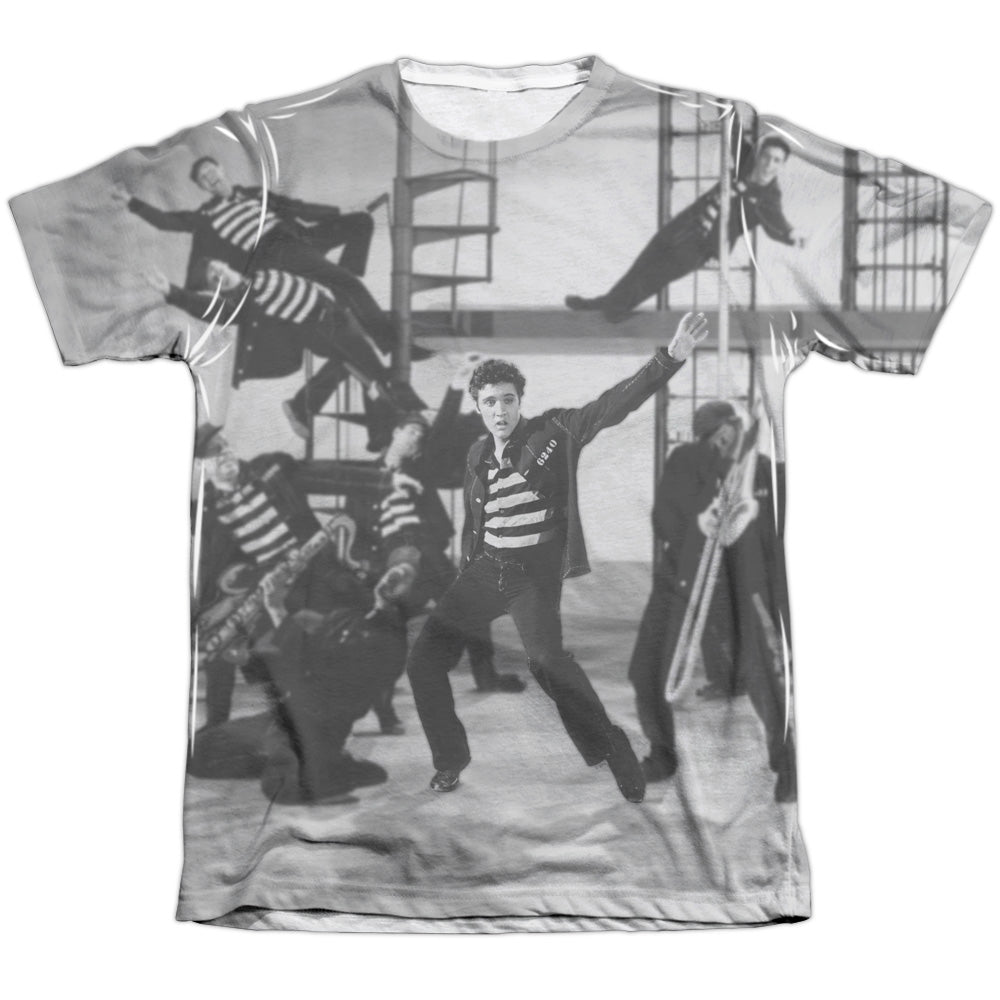 Elvis Presley - Jubilant Felons - Adult 65/35 Poly/cotton Short Sleeve Tee - White T-shirt