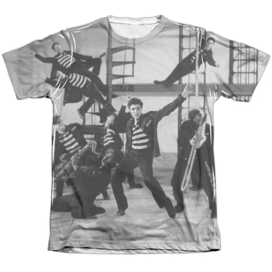 Elvis Presley - Jubilant Felons - Adult 65/35 Poly/cotton Short Sleeve Tee - White T-shirt