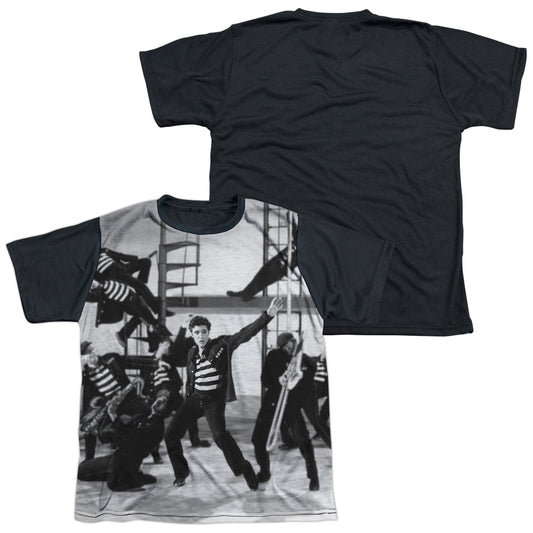 Elvis Presley - Jubilant Felons - Short Sleeve Youth White Front Black Back   - White T-shirt