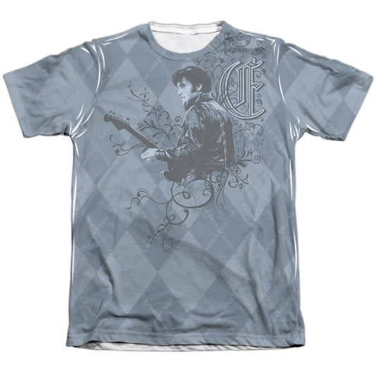 Elvis Presley - Elvigyle - Adult 65/35 Poly/cotton Short Sleeve Tee - White T-shirt