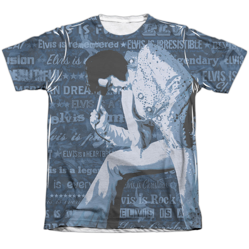 Elvis Presley - Is Everything - Adult 65/35 Poly/cotton Short Sleeve Tee - White T-shirt