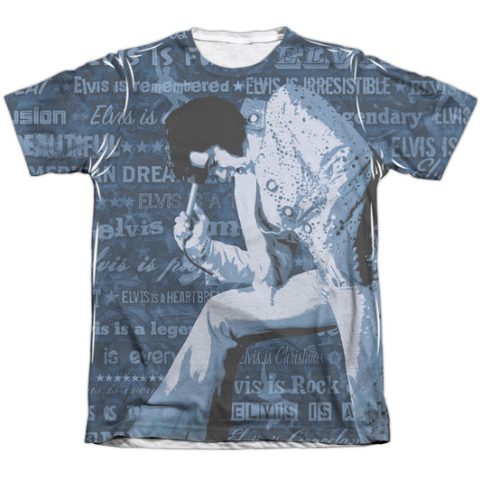 Elvis Presley - Is Everything - Adult 65/35 Poly/cotton Short Sleeve Tee - White T-shirt